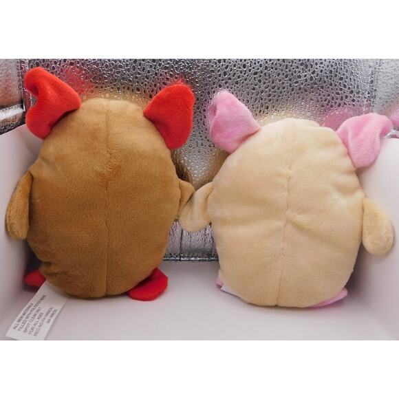 Valentine's Day Plush Dog Toy Gift Set of 2 Best Friends - Picture 3 of 5